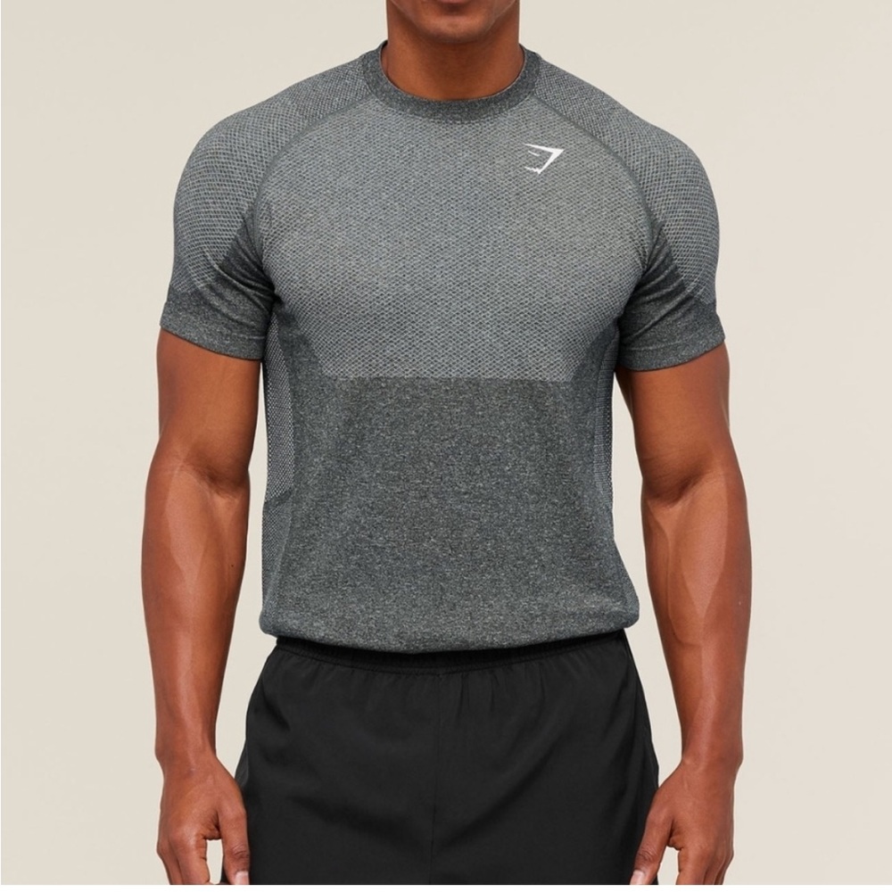 Gymshark Gray Performance Seamless T-Shirt